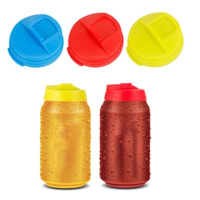 Removable Switch Plastic Can Lid Press-on Carbonated Drink Can Cover Soda Seltzer Beer Prevent Spills Can Lid