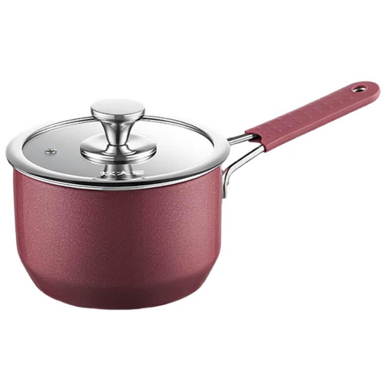 COOKER KING 16cm Enamel Non-Stick Milk Pot