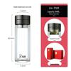 Xinuo Double-Wall Glass Tea Infuser Bottle