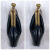 Used Rare N25 Nunijugo Leather Clasp Wallet Wallet Coin Purse Black Wallet