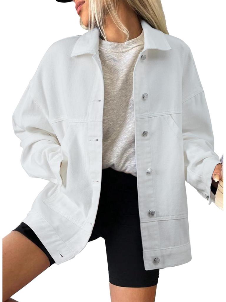 Europäische/Amerikanische Mode Damen Lockere Jeansjacke - Vielseitig für Frühling/Herbst