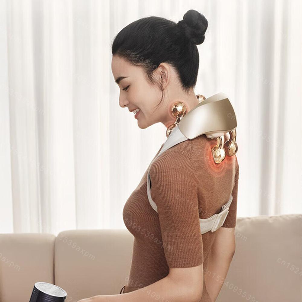 

SKG Neck Shoulder Massager Instrument Infrared Heating Deep Tissue Shiatsu Electric Back Massagers Kneading Muscles Relaxtion