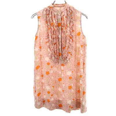 100% soie Salopette manche longue Mini-robe US2 Rose Femmes Occasion