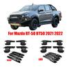 Para Mazda BT-50 BT50 2025 2025 LHD RHD ABS Cubierta de Pestillo de Manija Exterior de Puerta de Coche Pegatina de Recorte de Protección de Tazón de Puerta