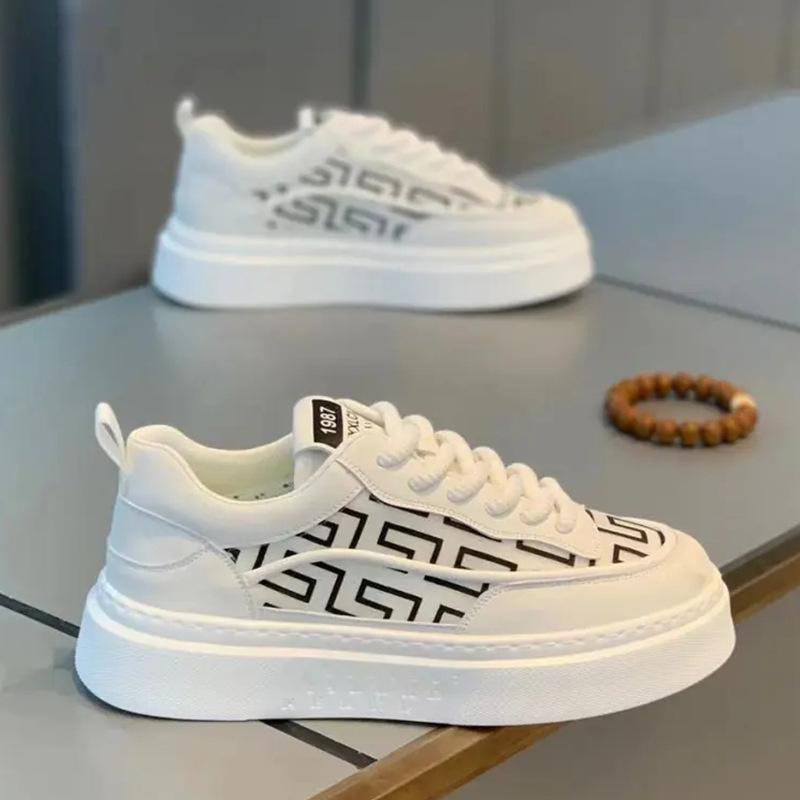 Sommer neue niedrig geschnittene dicke Sohle Mesh atmungsaktive Board-Schuhe Freizeitschuhe ok