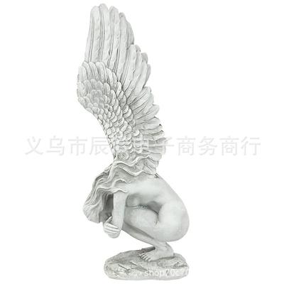 New Angel Wings Resin Crafts Sculpture Ornament Angel Memorial and Redemption Statue