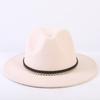 Popular European and American Classic Simple Flat-brimmed Top Hat Men's and Women's Fashionable and Elegant Versatile Jazz Hat Top Hat