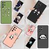 Panda Cute Cartoon Cell Phone Case for Samsung Galaxy S26 Ultra S25 S24 S23 S22 S21 S20 Note10 Cover