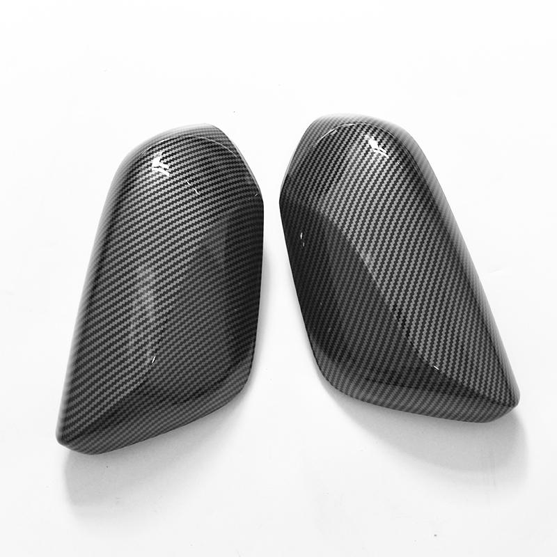For Toyota camry XV70 2018- ,black carbon fiber rearview mirror cover replacement buckle