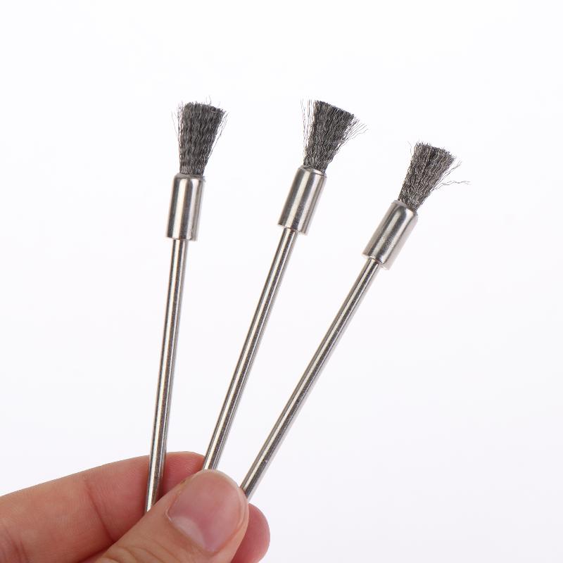3Pcs Stainless Steel Wire Brushes Polishing 100Mm Wheel Brush Tools Brushed Scrap Welding Metal Surface Pretreatment Grinding