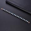 Adjustable Magnetic Therapy Bracelet Women Men Alloy Geometric Design Vintage Style Copper Tone Fashion OL Jewelry