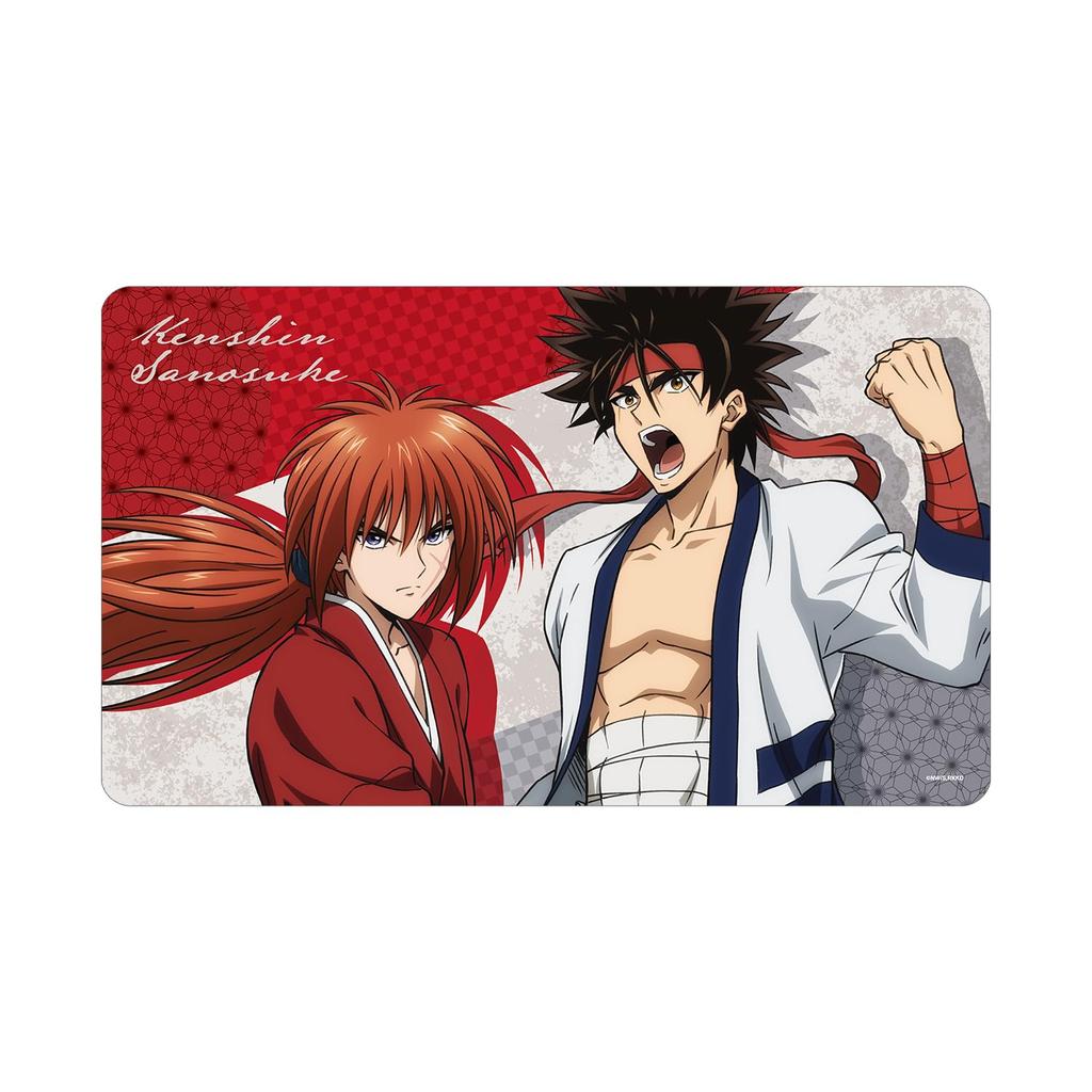 TV anime Meiji Swordsman Romantic Kyoto Himura Kenshin Sagara Sanosuke Desk Mat "Rurouni Kenshin Story Disturbances" & Multi-purpose
