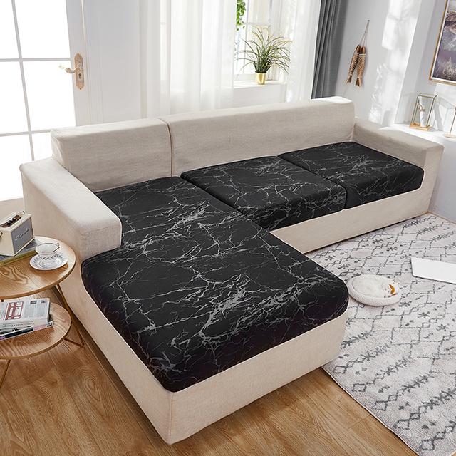 Modern Printed Sofa Cushion Cover Livingroom Funiture Protector Spandex Elastic Removable Lshape Corner Armchair Couch Slipcover