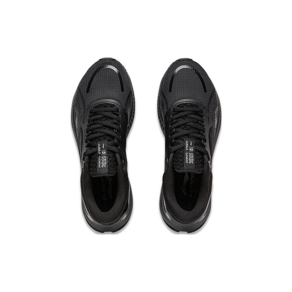 Li Ning Yue Ying Element Rebound Cushioning Low Top Running Shoes Women Running Shoes Black ARHT060-2