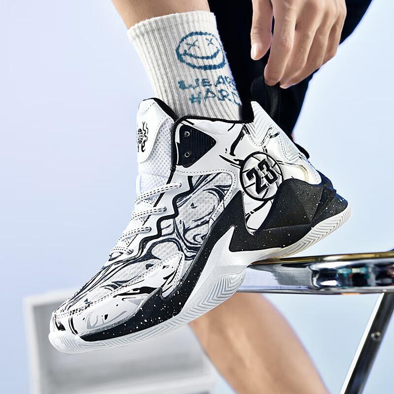 Kobe basketball shoes men's friction sound genuine shock absorption breathable children's sports youth shoes student sneakers women