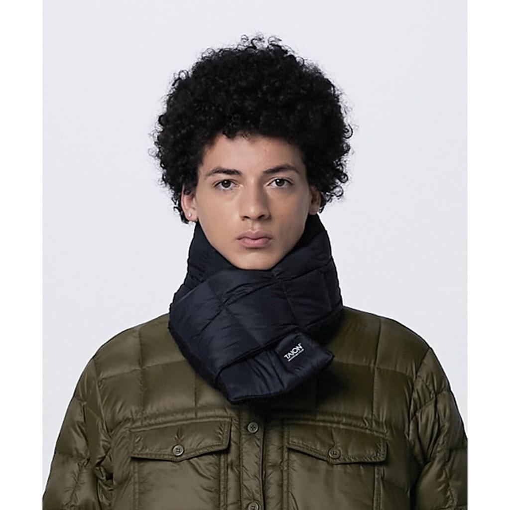 Taion R201MT Dark x Dark One Size Muffler, Blue-Green Olive,