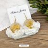 Retro Handmade Flower Wreath Earrings Femininity Personality Long Vacation Earrings Fashion Ear Accessories