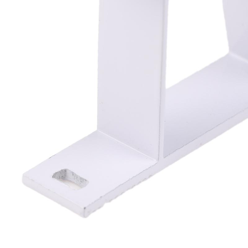 1Pc Double Curtain Rod Brackets Wall Curtain Rod Retainers Bracket Curtain Rod Hooks Aluminum Alloy Curtain Rod Window Hardware