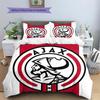 Amsterdamsche Football Club Ajax2 Pattern Bedding Quilt Set  Home Decoration  Gift (1 * Duvet Cover + 2 * Pillowcase  Without Core)