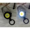 USB Rechargeable Keychain Flashlight Portable LED Work Light Mini Pocket KeyRing LED Flashlight for Emergencies Lighting