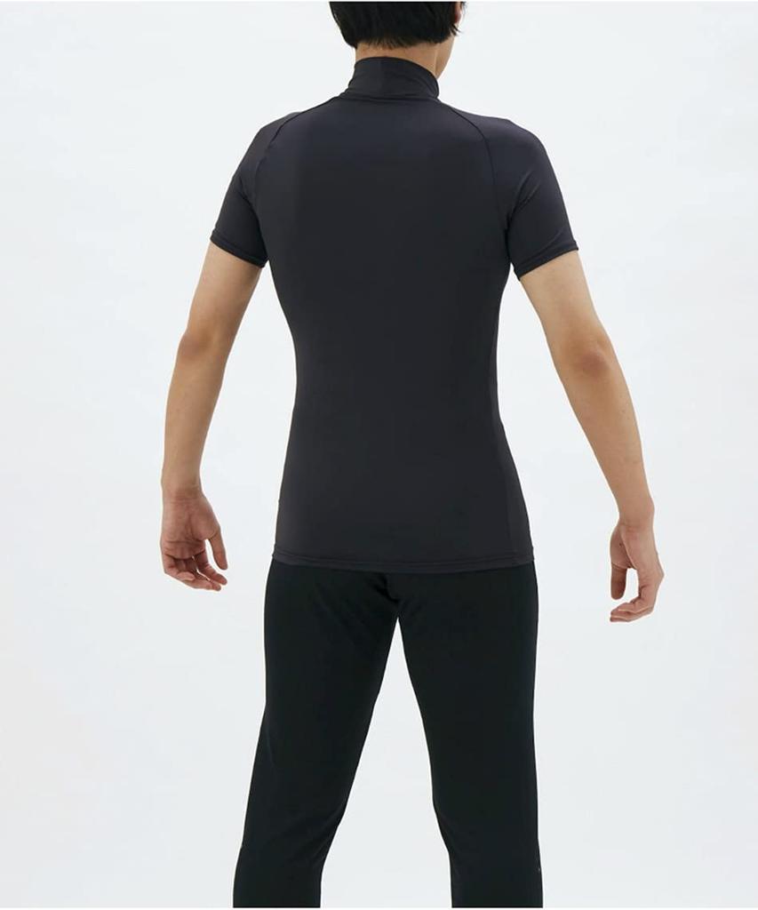 Mizuno 2021 Dry Accel Bio Gear Compression Training High Short UV Matte Size M Men's Shirt, Neck, Sleeves, Moisture-Wicking, Quick-Drying, Stretch,