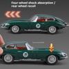 1:24 E-TYPE 300SL Vintage Car Model Toy Doors Opened Light Sound Shock Absorption Miniature Vehicles Birthday Gifts for Kids