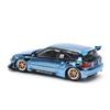 POP RACE Pandem Civic EG6 Blue Chrome Finished Model PR640206 1/64