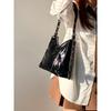 Retro Patent Leather Women's Shoulder Bags Large Capacity Ladies Crossbody Bag Solid Color Female Underarm Bag Tote Handbags