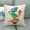 Cute Cartoon Bird Animals Digital Printing Short Plush Pillow Covers For Car Sofa Office Cushion Cover Home Goods 60X60Cm