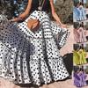 Fashion and Sexy European & American Style Women's Polka Dot Summer Casual Long Skirt