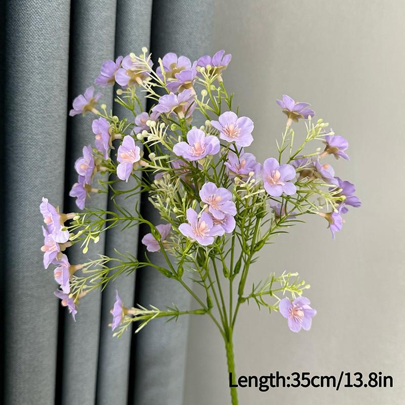35 Milan Starry Sky Bouquet Wedding Small Wildflower Bouquet Wedding Handheld Flower Fake Flower Multiple Head Small Wildflower