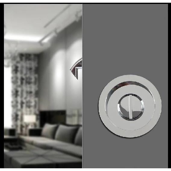 Round Black Sliding Door Sliding Door Lock Bathroom Kitchen Keyless Sliding Door Embedded Hidden Hook Lock Invisible Lock