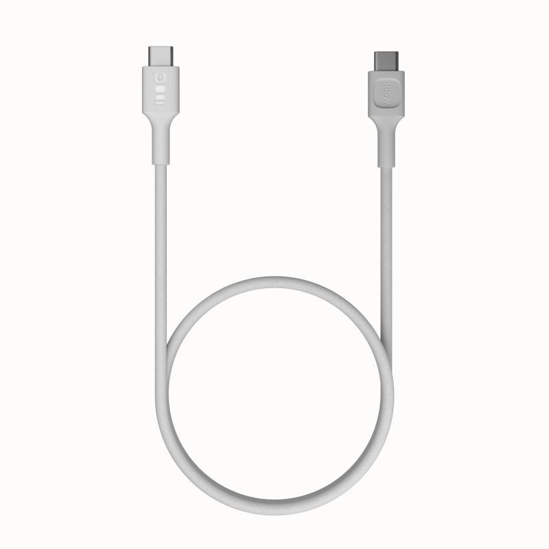 KABEL USB-C / USB-C Greencell PowerStream 30cm PD 100W hvid med fletning