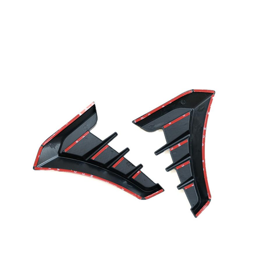 Univerzální 3D styl karbonových vláken Boční křídlo auta Průtok vzduchu Mřížka blatníku Vstupní větrací otvor Ozdobná nálepka