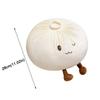 Super Soft Plush Material Steamed Bun Plush Pillow Fluffy Comfortable Stress Relief Food Shaped Hug Pillow PP Cotton Filled