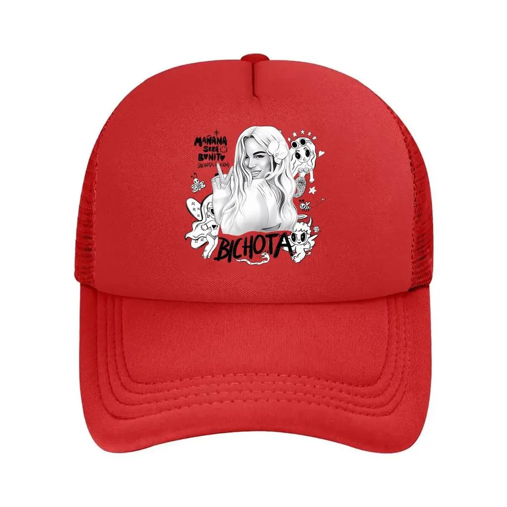Bichota Mermaid Playful Inspired Pop Culture Design Mesh Baseball Cap