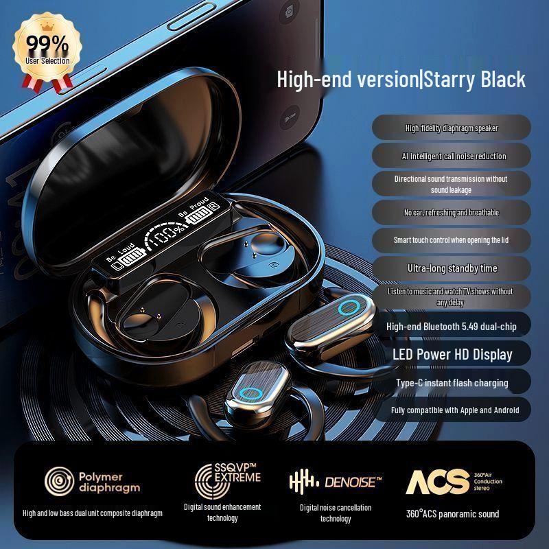 Power Bank Style 2025 X95 Wireless Bluetooth Over-Ear Earphones - High Sound Quality & Long Battery Life