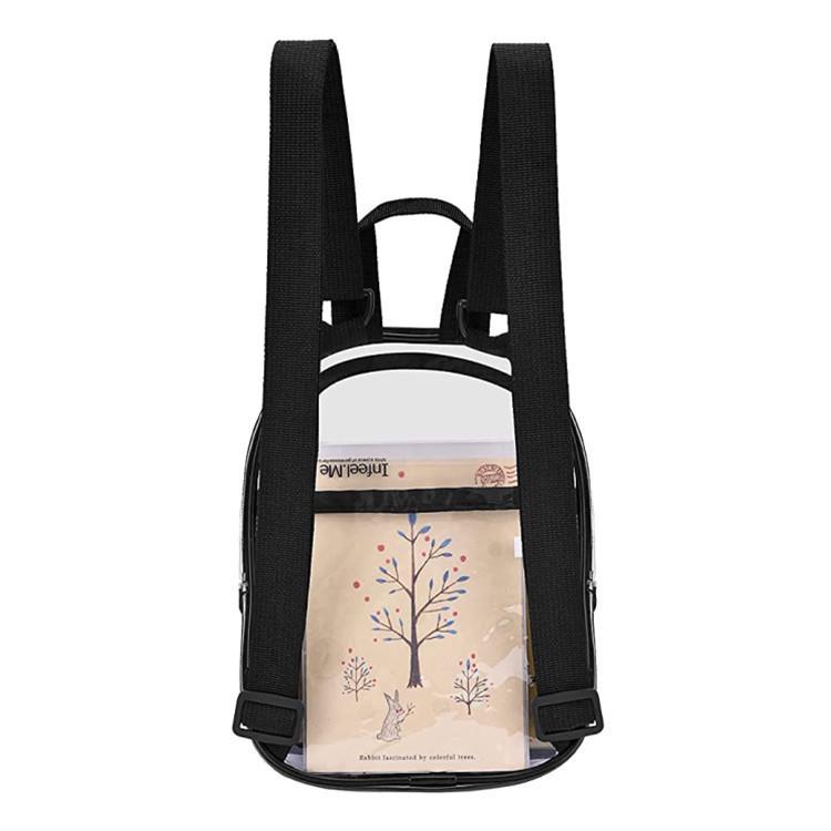 Waterproof Transparent Stadium Backpack - Large Capacity Travel, School, and Makeup Bag