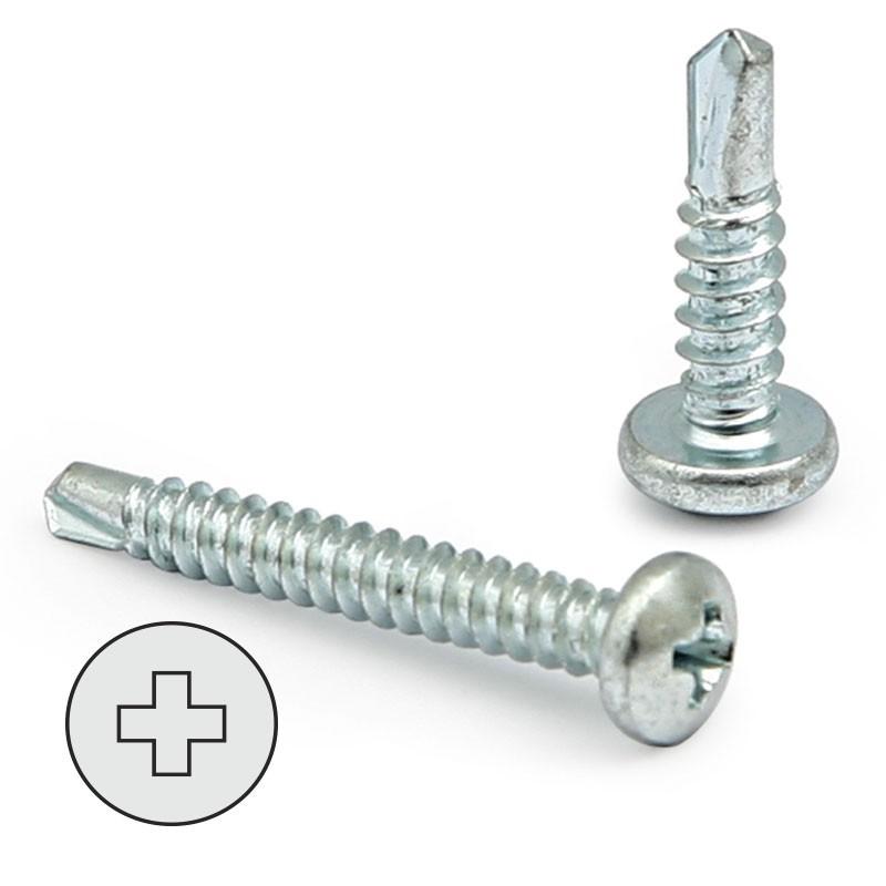 DUVER - TORNILLO BROCA ROSCA CHAPA CABEZA REDON LARG.R/CHAPA 25mm ø ROSCA CHAPA 4.2mm. 500 unidades