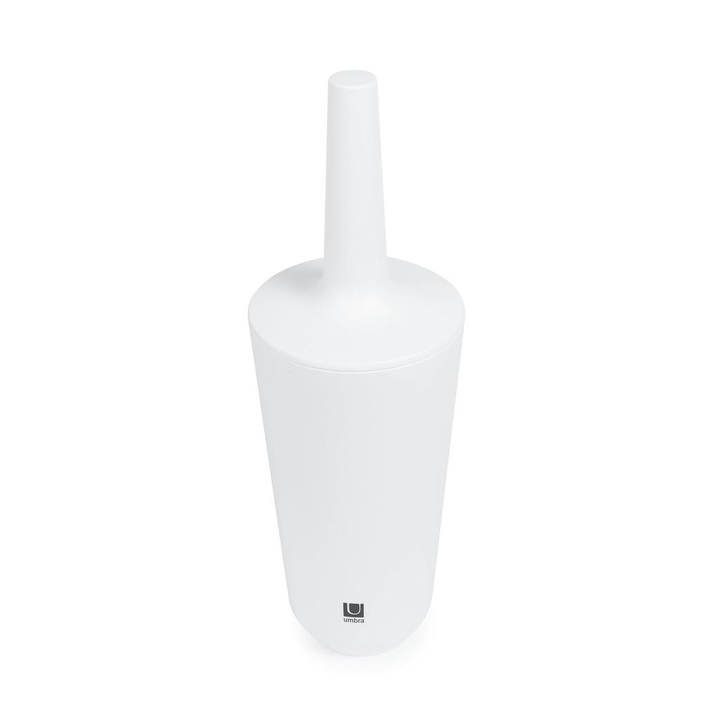Umbra Toilet Brush with CORSA 21004478660 Case, White,
