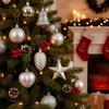 Boules de Noël - SPRINGOS - 100 pcs - Argent - Incassables - Décorations variées