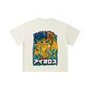 260 GSM Double Yarn 32 Count 100% Cotton Saint Seiya V12 Aiolos Print Unisex Heavy Cotton T Shirt