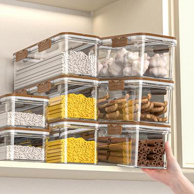 1 Stück Küchen Nudeln Spaghetti Behälter Zuhause Lebensmittel Müsli Aufbewahrungsbox Großes Fassungsvermögen Transparenter Versiegelter Behälter