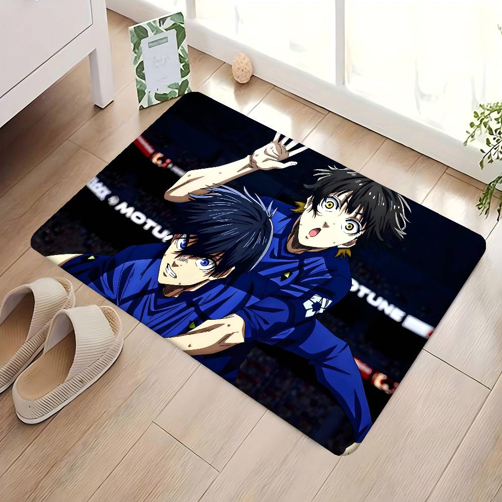 

Аниме B-Blue L-LockS Кухонный коврик Детская комната Спальня Украшение Балкон Противоскользящий придверный коврик Гостиная Alfombra 40x60 cm