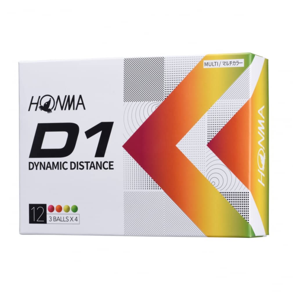 

Honma Golf 2022 D1 Ball BT2201 Multi FF