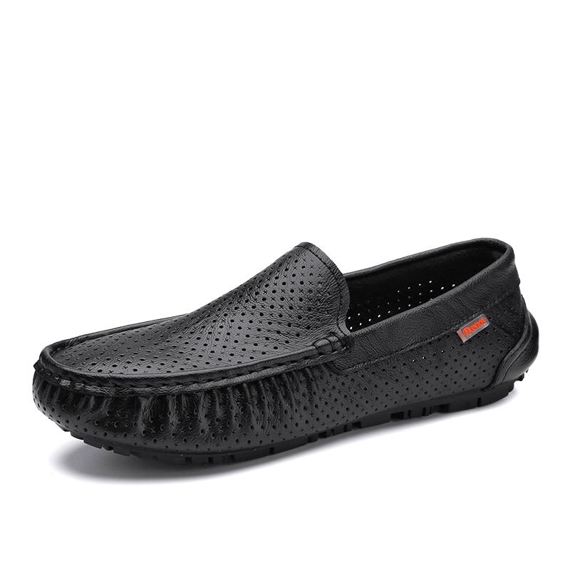 Summer Hollow Out Men Casual Shoes 2025 New Light Breathable Slip on Loafers Men Shoes Walking Driving Shoes Flats Male Footwear