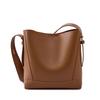 Cowhide Women's Shoulder Bag Fashi Trend Luxury Designer Bucket Bags Large Capacity Genuine Leather Women Crossbody Bags