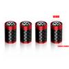 4Pcs Metal Carbon Fibe Wheel Tire Valve Dust Caps Auto Decor for Volkswagen VW Golf 4 5 6 7 Bora CC MK7 Beetle Touran Tiguan GTI zr7