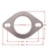 1Pcs 2-Bolt Hole 2.0'' Inch High Temperature Exhaust Gasket Turbo Flange 53mm Reinforced Car Accessories