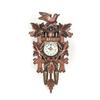 Nordic Retro Wooden Cuckoo Wall Clock with Alarm - Battery Operated for Living Room